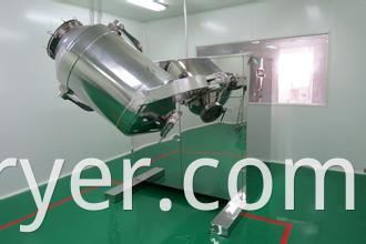 Pharmaceutical Machinery Square-Cone Type Mixer with Lifting Hopper